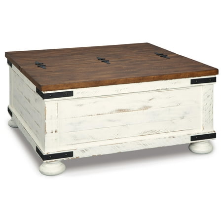 Signature Design by Ashley Casual Wystfield Coffee Table  White/Brown
