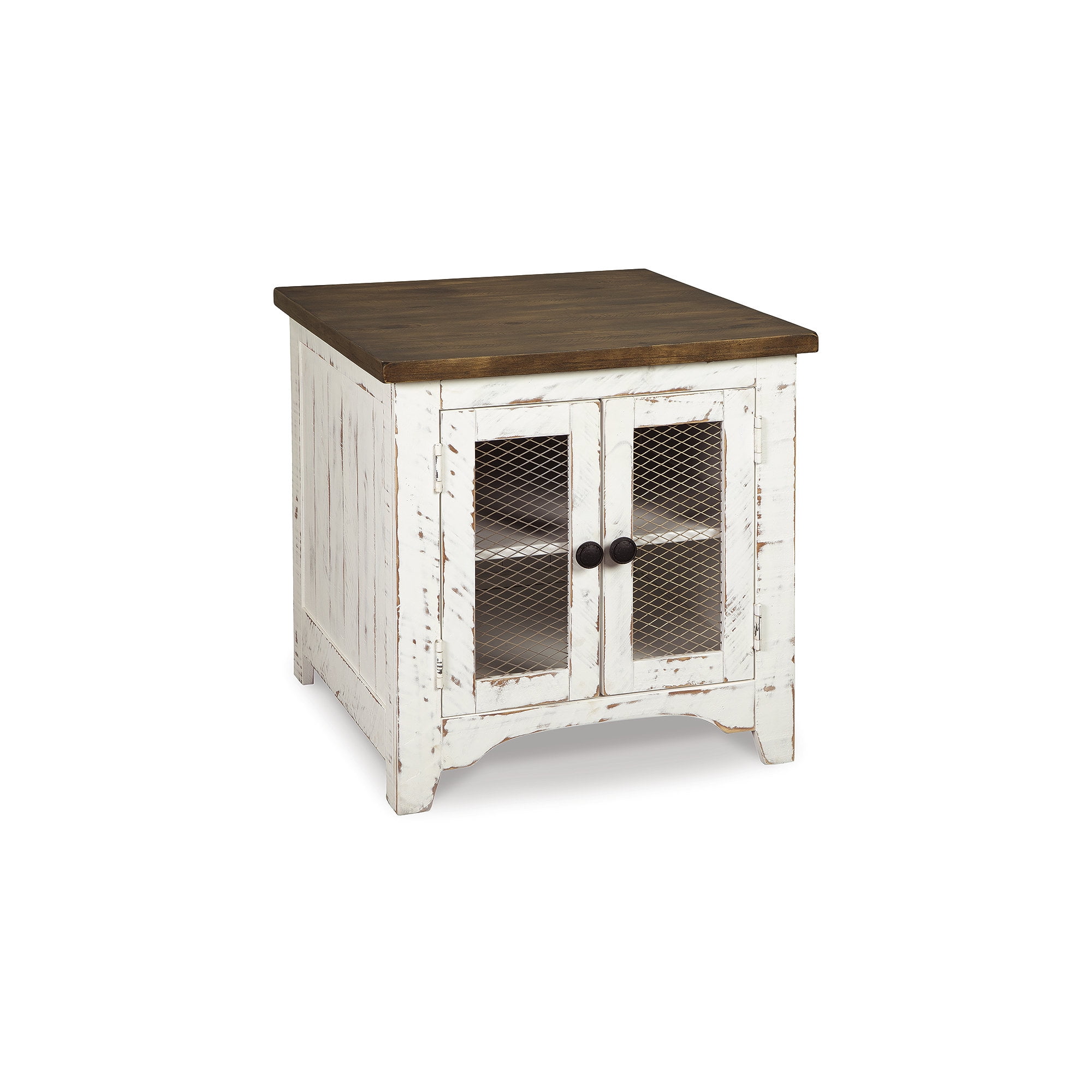 Walmart Black Friday Deals 2025 Signature Design by Ashley Casual Wystfield End Table White/Brown