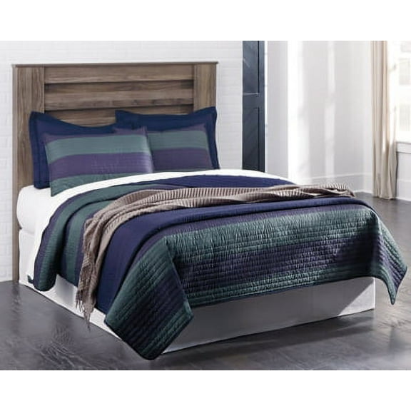 Signature Design by Ashley Casual Zelen Full Panel Headboard  Warm Gray