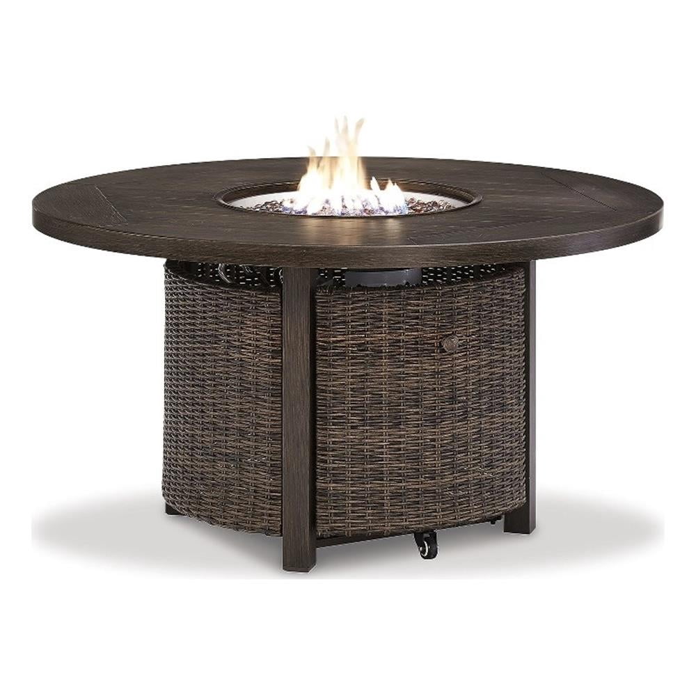 Signature Design by Ashley Cattail Foam Fire Pit Table