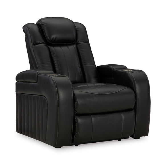 Signature Design by Ashley Caveman Den Midnight Power Recliner