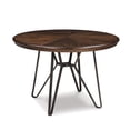 thumbnail image 1 of Signature Design by Ashley Centiar Round 45.5" Dining Table, Two-tone Brown, 1 of 7