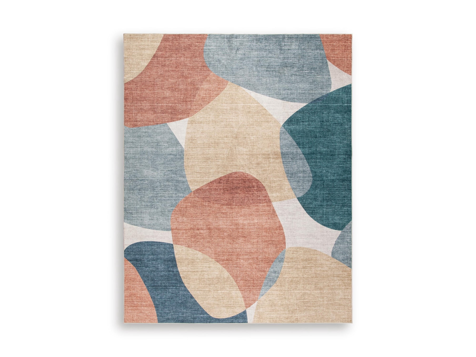 Signature Design by Ashley Chanleigh 8' x 10' Washable Area Rug, Multicolor Contemporary Abstract Design
