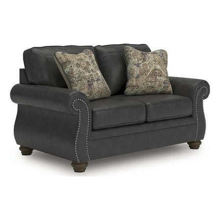 Signature Design by Ashley Chatterton Dark Gray Loveseat