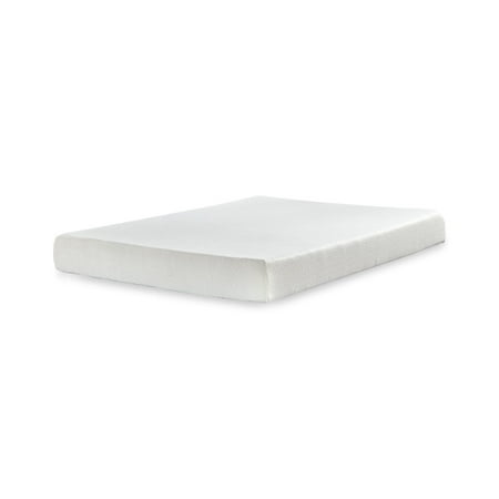Signature Design by Ashley  Chime 8 Inch Memory Foam Queen Mattress in a Box  White