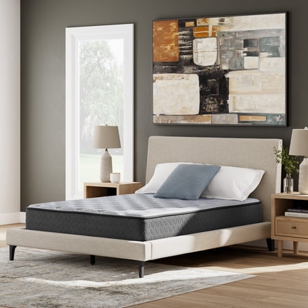 Signature Design by Ashley Comfort Plus 10-inch Queen Mattress - Memory Foam Hybrid - Medium Feel - Cooling Gel Infused - Bed in a Box