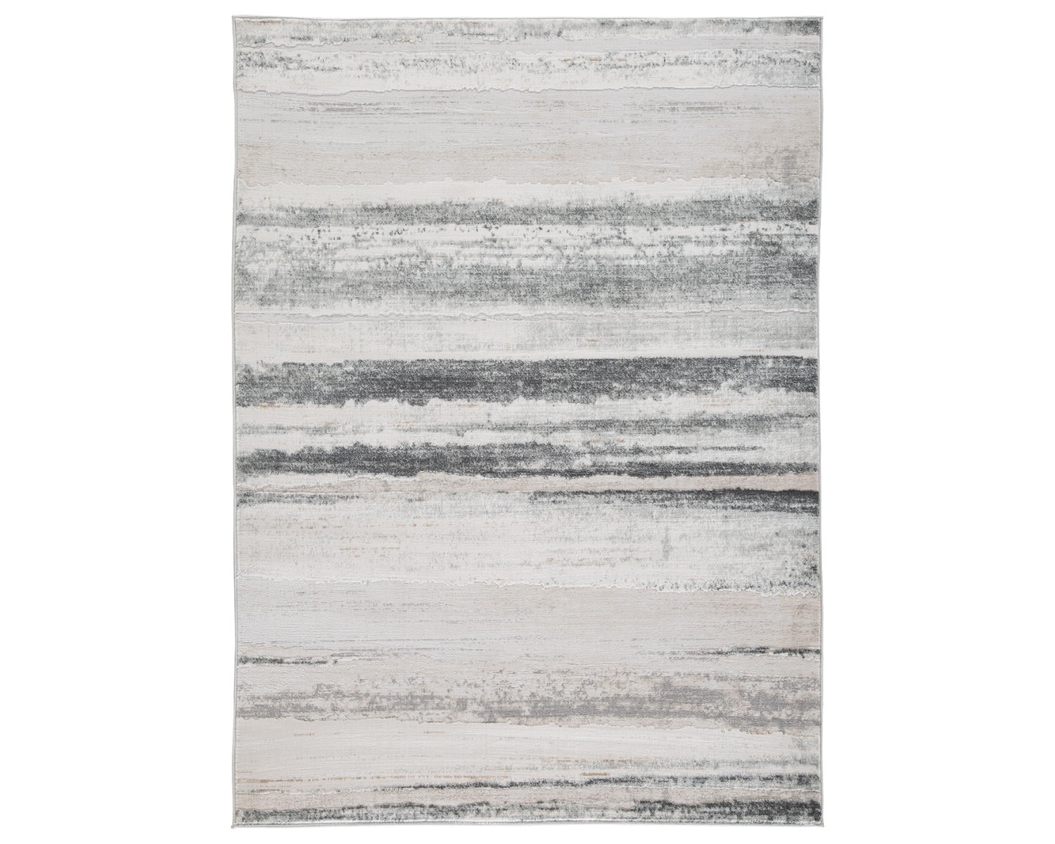 Large Rectangular Multi Abstract Synthetic Area Rug