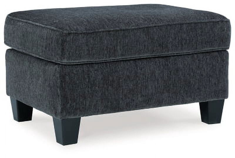 Signature Design by Ashley Contemporary Abinger Ottoman Chenille Smoke