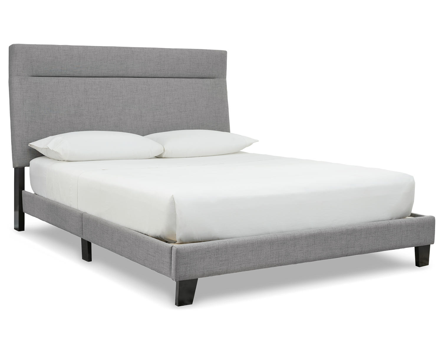 Signature Design by Ashley Contemporary Adelloni Queen Upholstered Bed  Gray - image 1 of 6