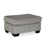 Signature Design by Ashley Contemporary Altari Ottoman Chenille Alloy