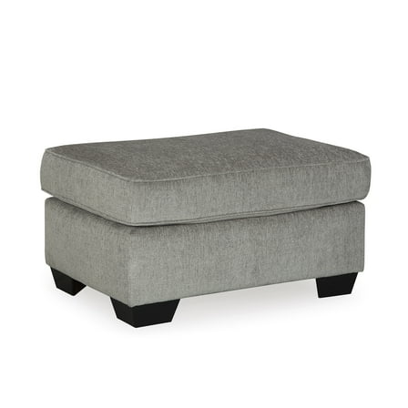 Signature Design by Ashley Contemporary Altari Ottoman Chenille Alloy