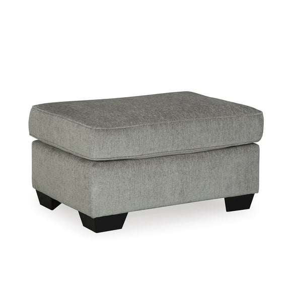 Signature Design by Ashley Contemporary Altari Ottoman Chenille Alloy
