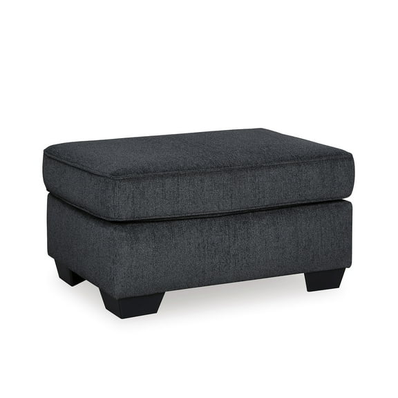 Signature Design by Ashley Contemporary Altari Ottoman Chenille Slate
