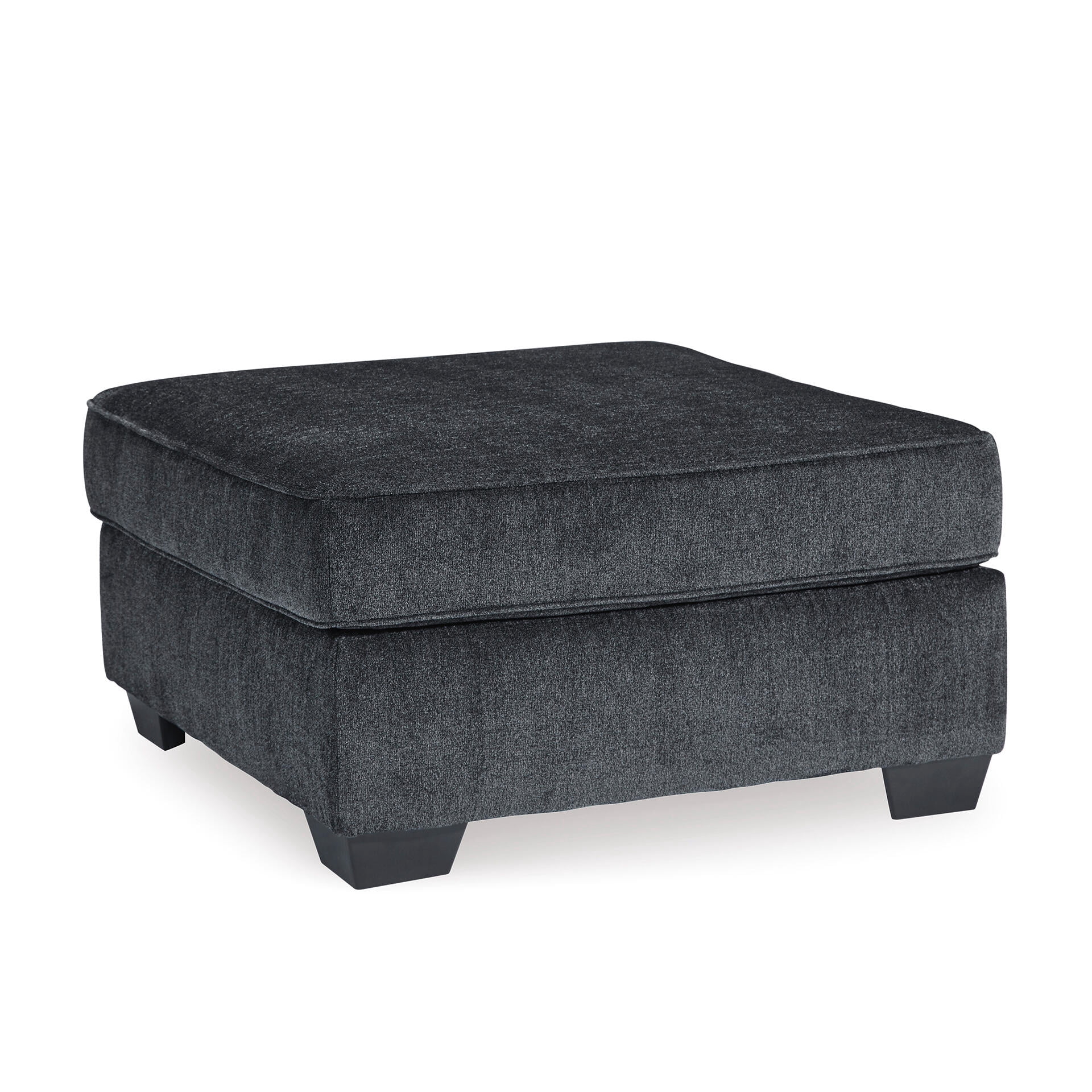 Signature Design by Ashley Contemporary Altari Oversized Accent Ottoman Chenille Slate