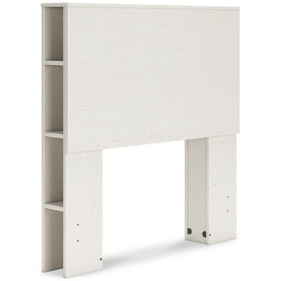 Signature Design by Ashley Contemporary Aprilyn Twin Bookcase Headboard  White