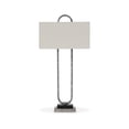 thumbnail image 1 of Signature Design by Ashley Contemporary Bennish Table Lamp Antique Silver Finish, 1 of 4