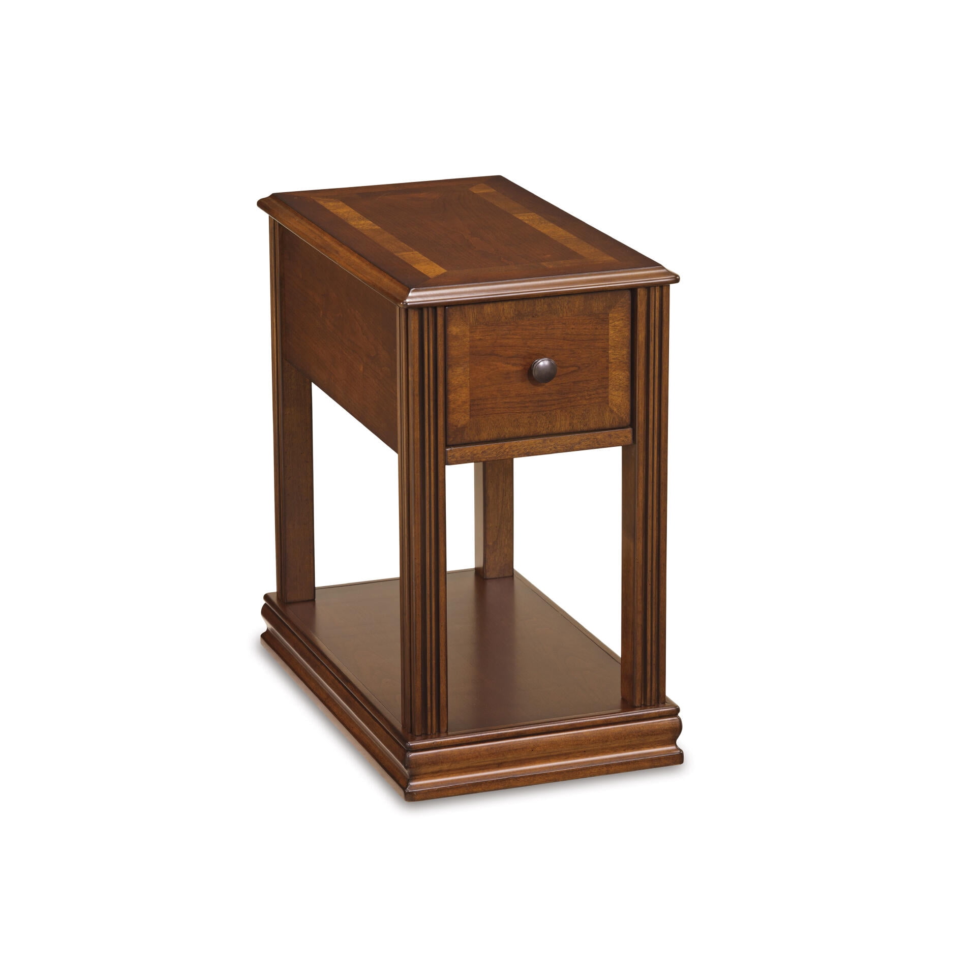 Signature Design by Ashley Contemporary Breegin Chairside End Table Brown