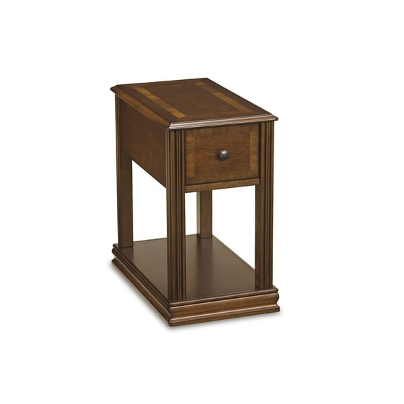 Signature Design by Ashley Contemporary Breegin Chairside End Table Brown