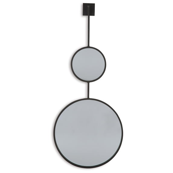 Signature Design by Ashley Contemporary Brewer Accent Mirror Black