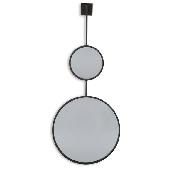 Signature Design by Ashley Contemporary Brewer Accent Mirror  Black