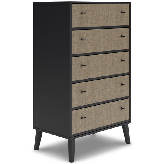 Signature Design by Ashley Contemporary Charlang Chest of Drawers, Two-tone