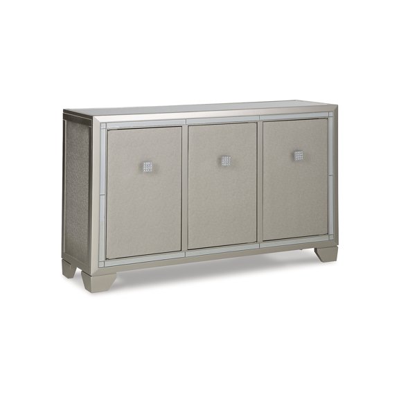 Signature Design by Ashley Contemporary Chaseton Accent Cabinet Champagne