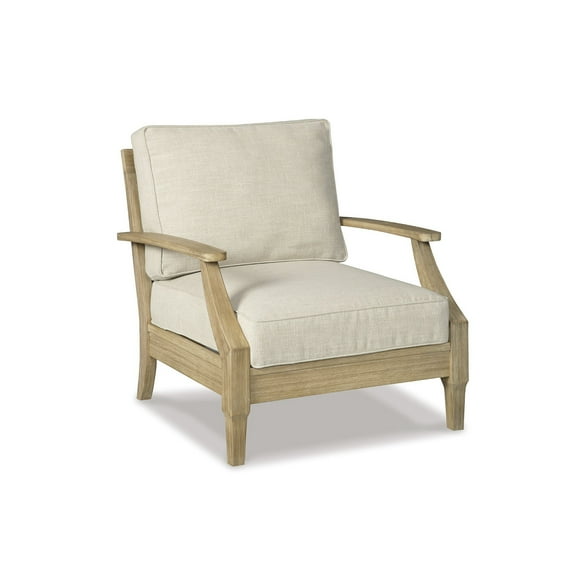 Signature Design by Ashley Contemporary Clare View Lounge Chair with Cushion, Beige