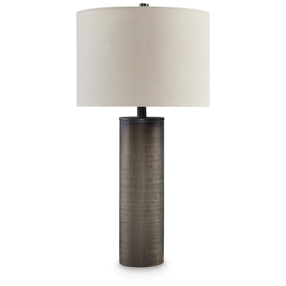 Signature Design by Ashley Contemporary Dingerly Table Lamp Brown