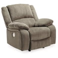 thumbnail image 1 of Signature Design by Ashley Contemporary Draycoll Power Recliner Chenille Pewter, 1 of 5