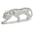 thumbnail image 1 of Signature Design by Ashley Drice Panther Sculpture, Mirror Silver Mosaic Glass Handcrafted Decorative Accent, 10.75" Height, 1 of 6