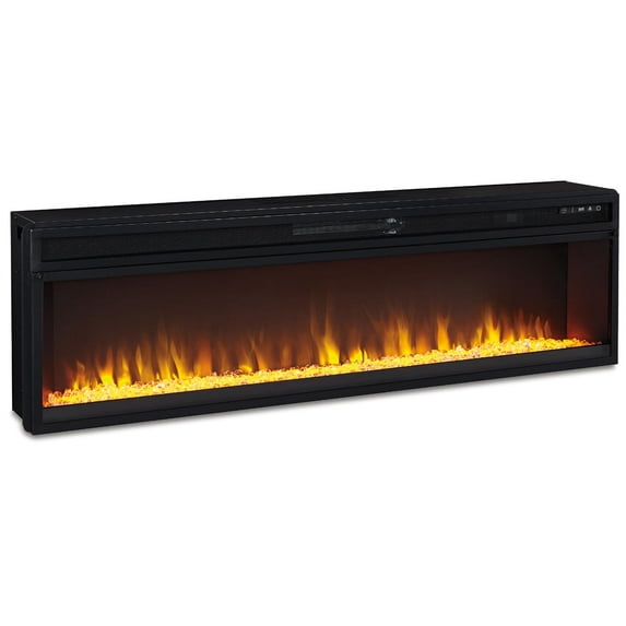 Signature Design by Ashley Contemporary Entertainment Accessories Electric Fireplace Insert Black