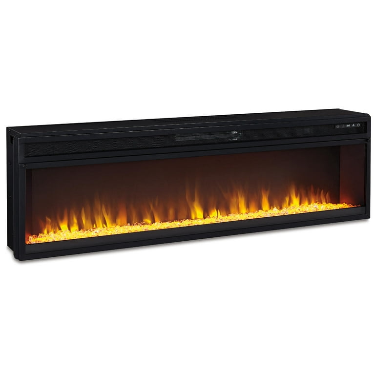 Entertainment Accessories Fireplace Insert - Black Entertainment Accessories Fireplace Insert - Black