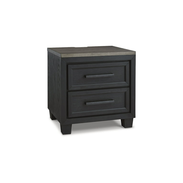 Foyland Nightstand - Black/Brown Foyland Nightstand - Black/Brown