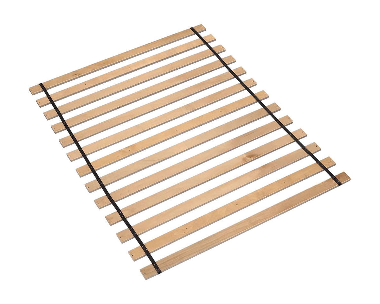 King Size Brown Wooden Roll Slats Mattress Support