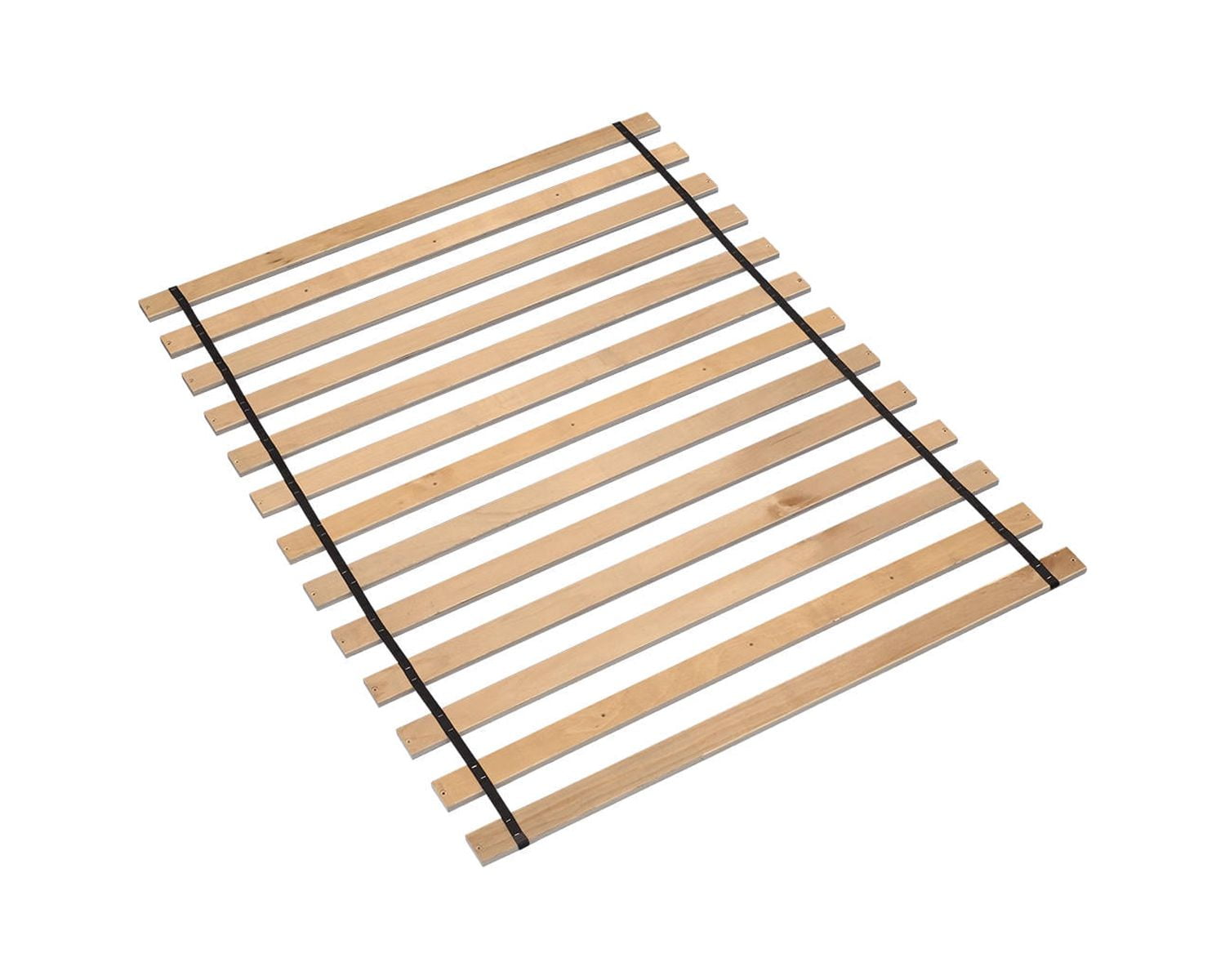 Queen Size Beige Wooden Mattress Support Roll Slats