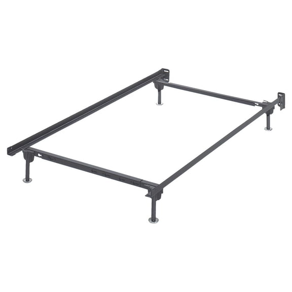 Signature Design by Ashley Contemporary Frames and Rails Twin/Full Bolt on Bed Frame Metallic