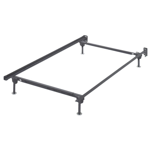 Signature Design by Ashley Contemporary Frames and Rails Twin/Full Bolt on Bed Frame Metallic