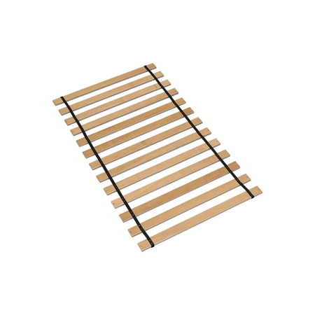 Signature Design by Ashley Contemporary Frames and Rails Twin Roll Slat Brown