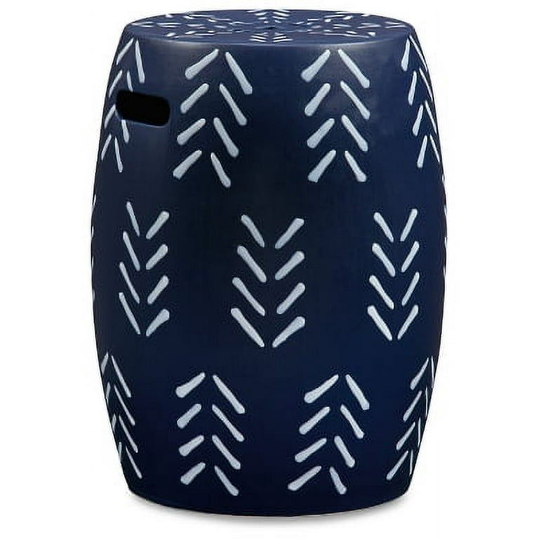 Genemore Stool - Navy/White Genemore Stool - Navy/White