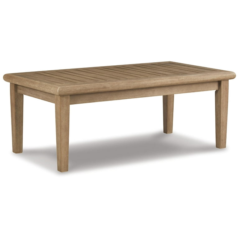Gerianne Outdoor Coffee Table - Grayish Brown Gerianne Outdoor Coffee Table - Grayish Brown