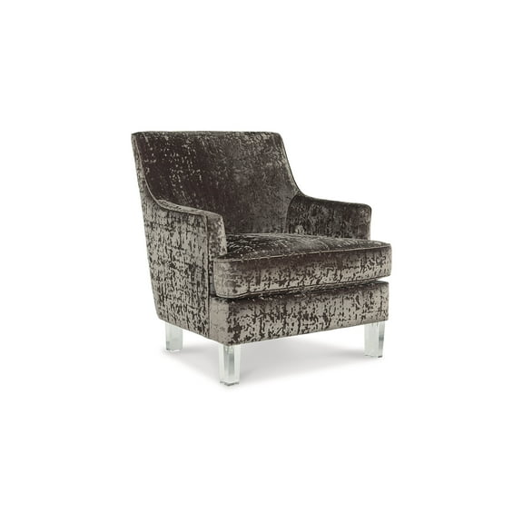 Signature Design by Ashley Contemporary Gloriann Accent Chair  Charcoal