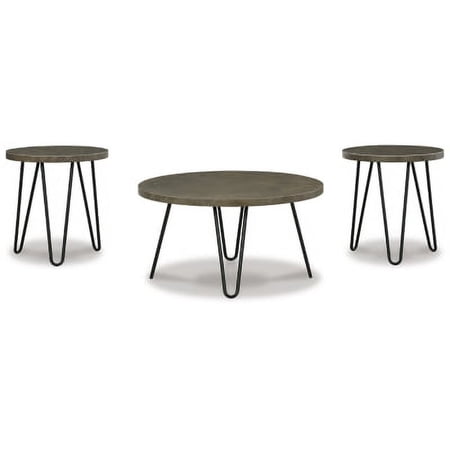 Signature Design by Ashley Contemporary Hadasky Table (Set of 3) Two-tone