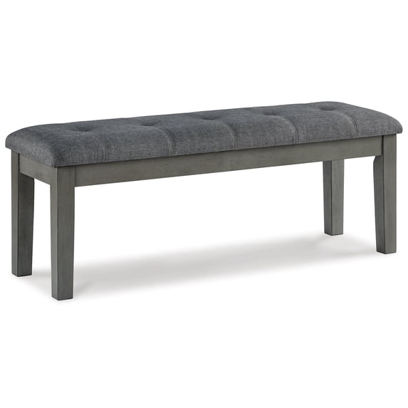 Signature Design by Ashley Contemporary Hallanden 50" Dining Bench Two-tone Gray