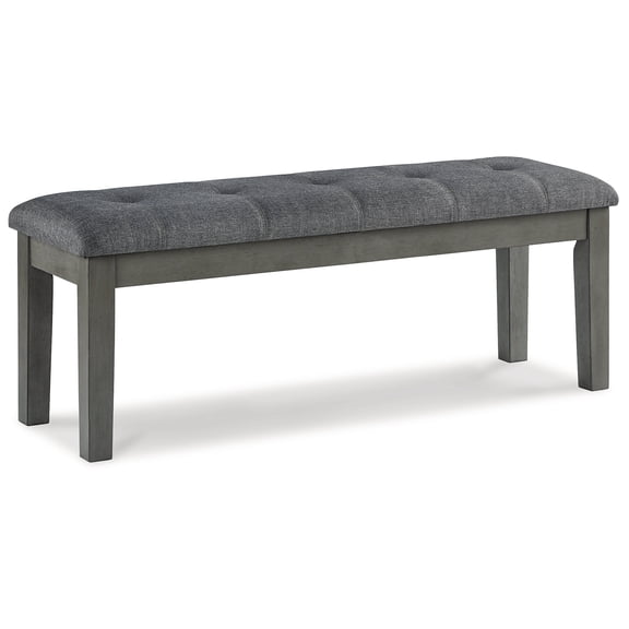 Signature Design by Ashley Contemporary Hallanden 50" Dining Bench Two-tone Gray
