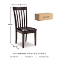 thumbnail image 1 of Signature Design by Ashley Contemporary Hammis Dining Drop Leaf Table Dark Brown, 1 of 5