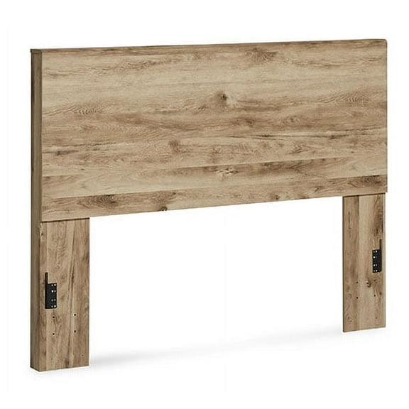 Signature Design by Ashley Contemporary Hyanna Twin Panel Headboard  Tan Brown