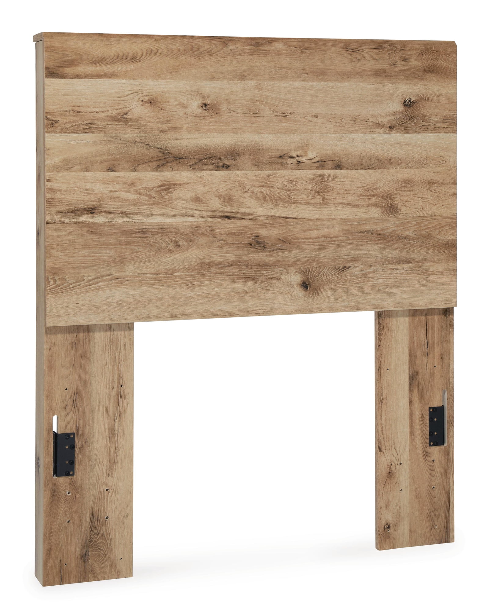 Signature Design by Ashley Hyanna Twin Panel Headboard, Tan Brown, Rustic Wood-Look Headboard