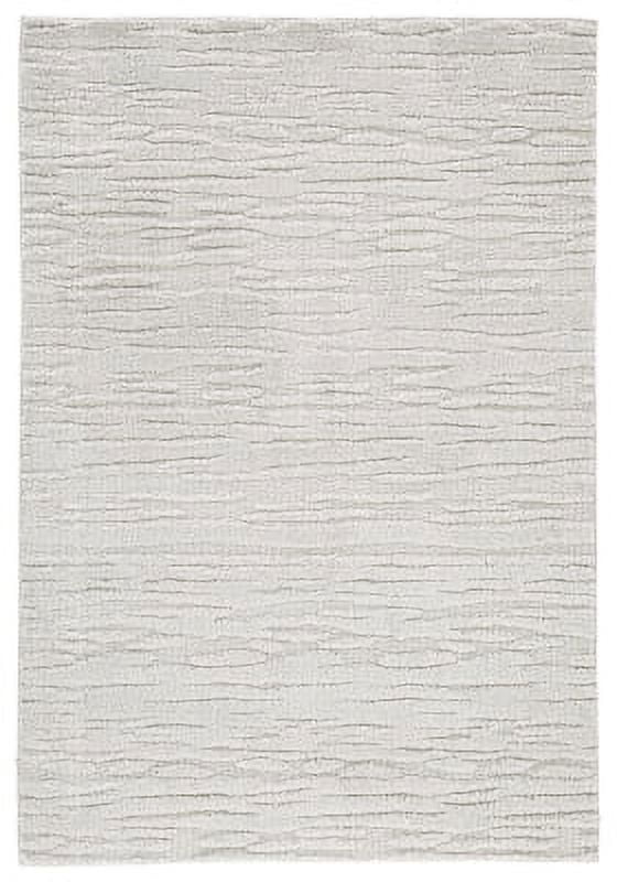 Ivygail Large Gray Abstract Tufted Synthetic Rug