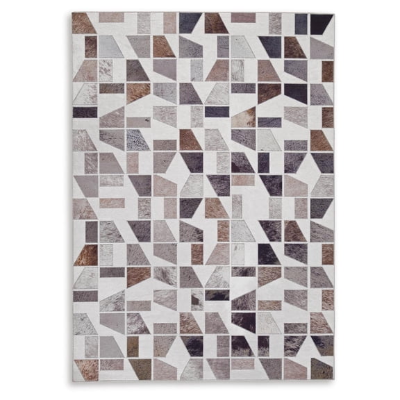 Signature Design by Ashley Contemporary Jettner 5' x 7' Rug  Multi