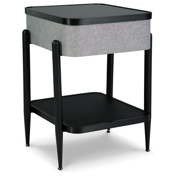 Signature Design by Ashley Contemporary Jorvalee Accent Table, Gray/Black